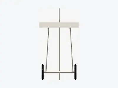 Furniture - Contemporary - Bond - Serving Trolley Low-poly 3D model