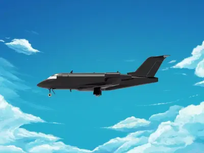 Bombardier Challenger 600 3D print model