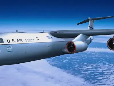 C-141A transport Free 3D model