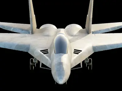 Mig-29 Fighter Jet 3D Model Low-poly 3D model