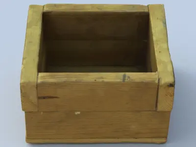 Box Middle Poly 3D model