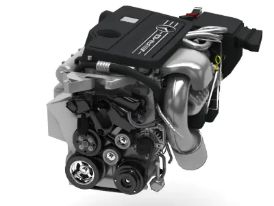 Car Engine 3D model by Carmodels3D