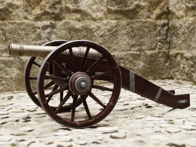 Old Cannon 3D model