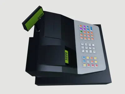 Cash Register 3D model purchase
