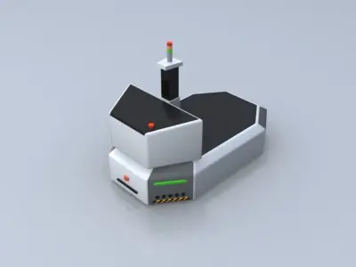 factory AGV 3D model