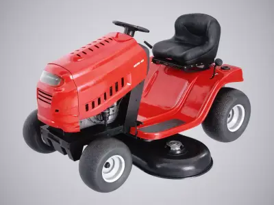 Lawn Mover Low-poly 3D model