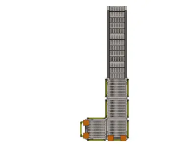 Plataforma Low-poly 3D model
