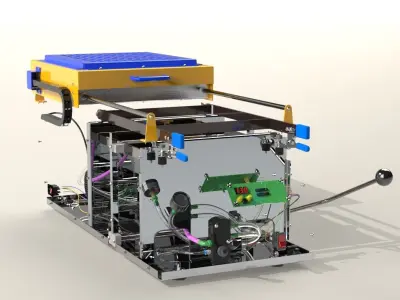Vacuum Forming machine Thermoplastic 3D model
