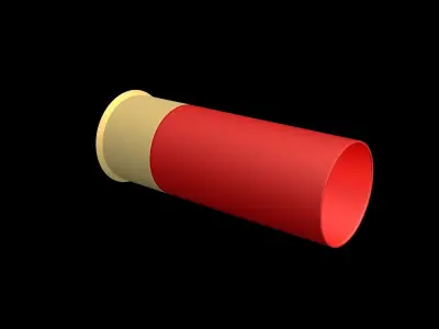 12Bore Bullet 3D model