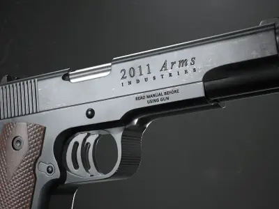 AF 2011 Pistol Low-poly 3D model