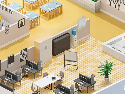 Office 3 3D model