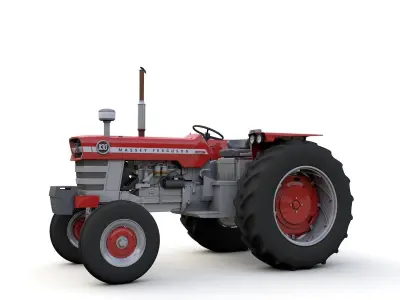 Massey Ferguson 1130 Tractor 1968 3D model