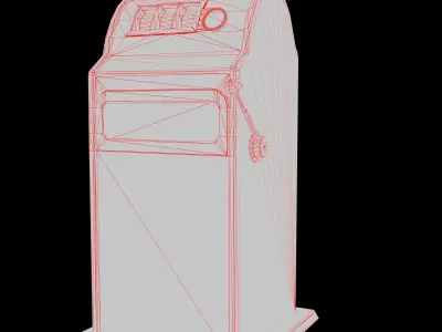 GAME READY SLOT MACHINE Low-poly 3D model