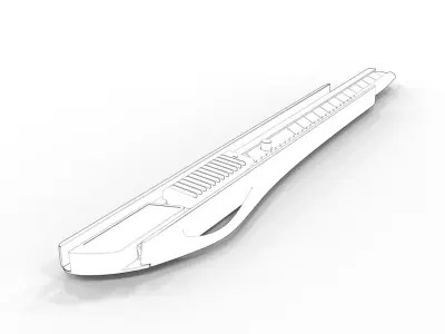 cutter knife 3D model purchase