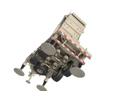 ANTPQ-53 Radar Trailer 3D model