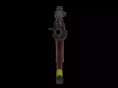 AK 74 customized Low-poly 3D model