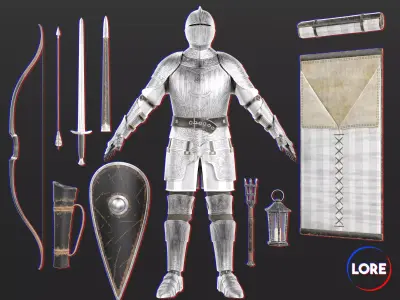 Medieval Collection Elegant Adventure 3D Model Pack