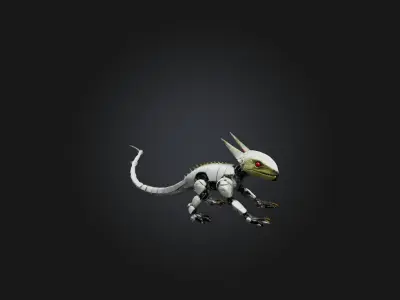 RoboLizard Model Low-poly 3D model