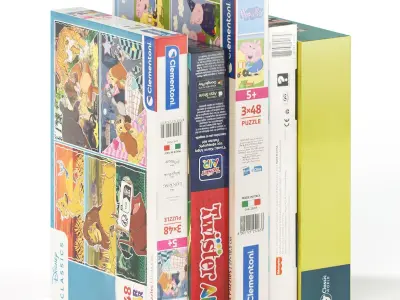 Board Games Pack 10 3D model