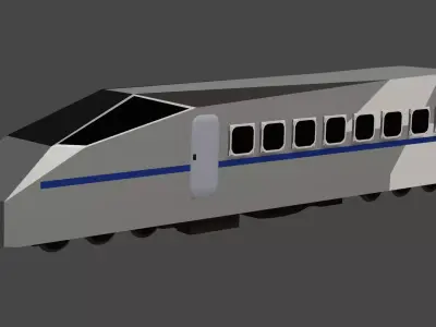 BULLET TRAIN 3D model purchase