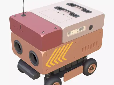 Autonomous Delivery Robot M1 3D model