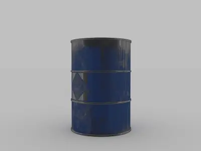 Barrel Low-poly 3D model