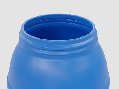 Plastic Water Barrel 3D Model 3D model