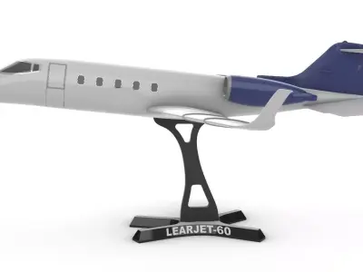 Bombardier Learjet-60 3D print model