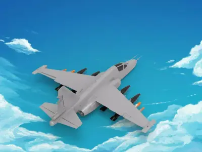 Sukhoi Su-25 3D print model