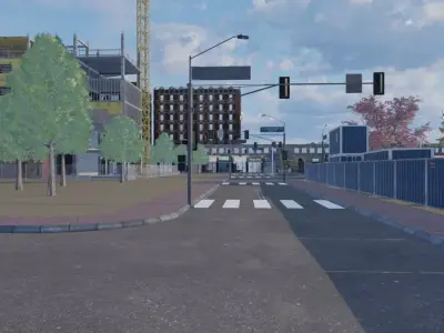 Urban Construction Site 3D model