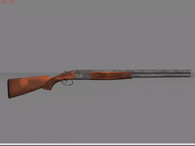 Baretta 686 Low-poly 3D model