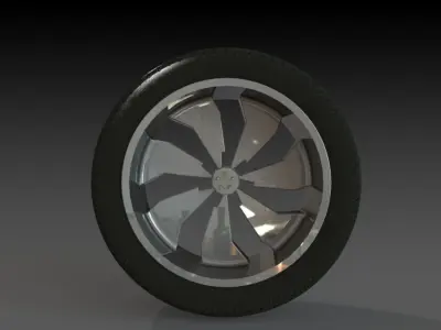 Car Wheel  3D model