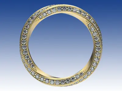 Ring Everlasting Love 3D print model