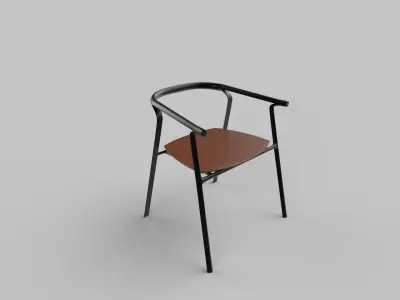 chair Low-poly 3D model