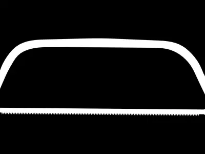 Bow Saw Low-poly 3D model