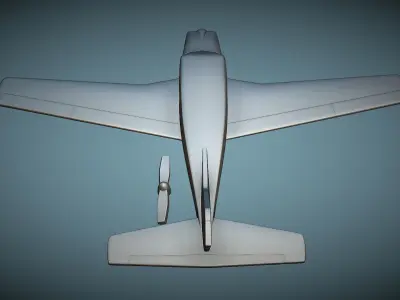 Piper PA-24 Comanche - 3D Printable Model 3D print model