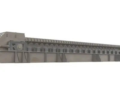 apron feeder 3D Model 3D model