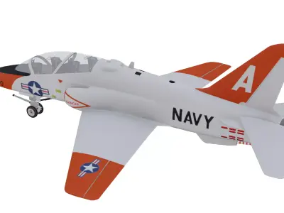 McDonnell Douglas T-45 Goshawk Low-poly 3D model