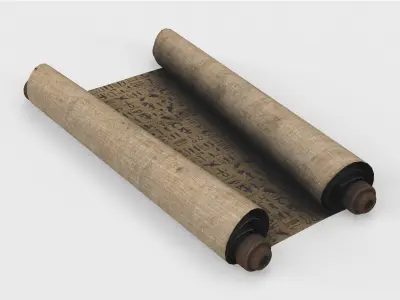 scroll 01 3D model