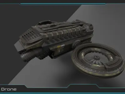 Military Drone  3D model