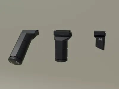 Zenit Foregrip Set Low-poly 3D model