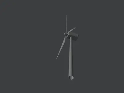 Wind Turbine 3D model 6