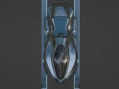 Future Snow Sled 3D model