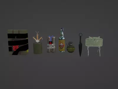 Lethal Bundle Low-poly 3D model