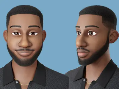 Stylized Man 3D model