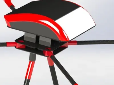 DRONE FRAME 3D model