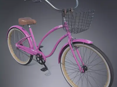 Cruiser Bike 3D model purchase