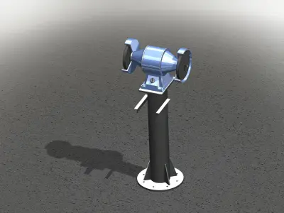 Bench Grinder Stand 3D model