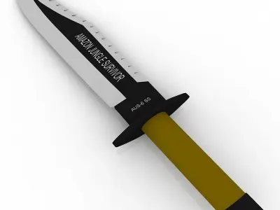 Amazon Survival Knife 3D model