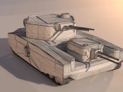  tank  P 2000 3D model